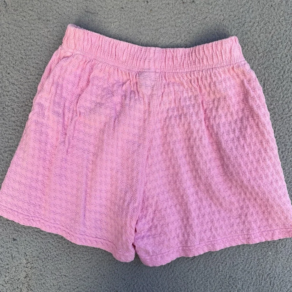 Vintage Time Square Sportswear Pink Shorts Y2K Textured Womens Large - Picture 4 of 9